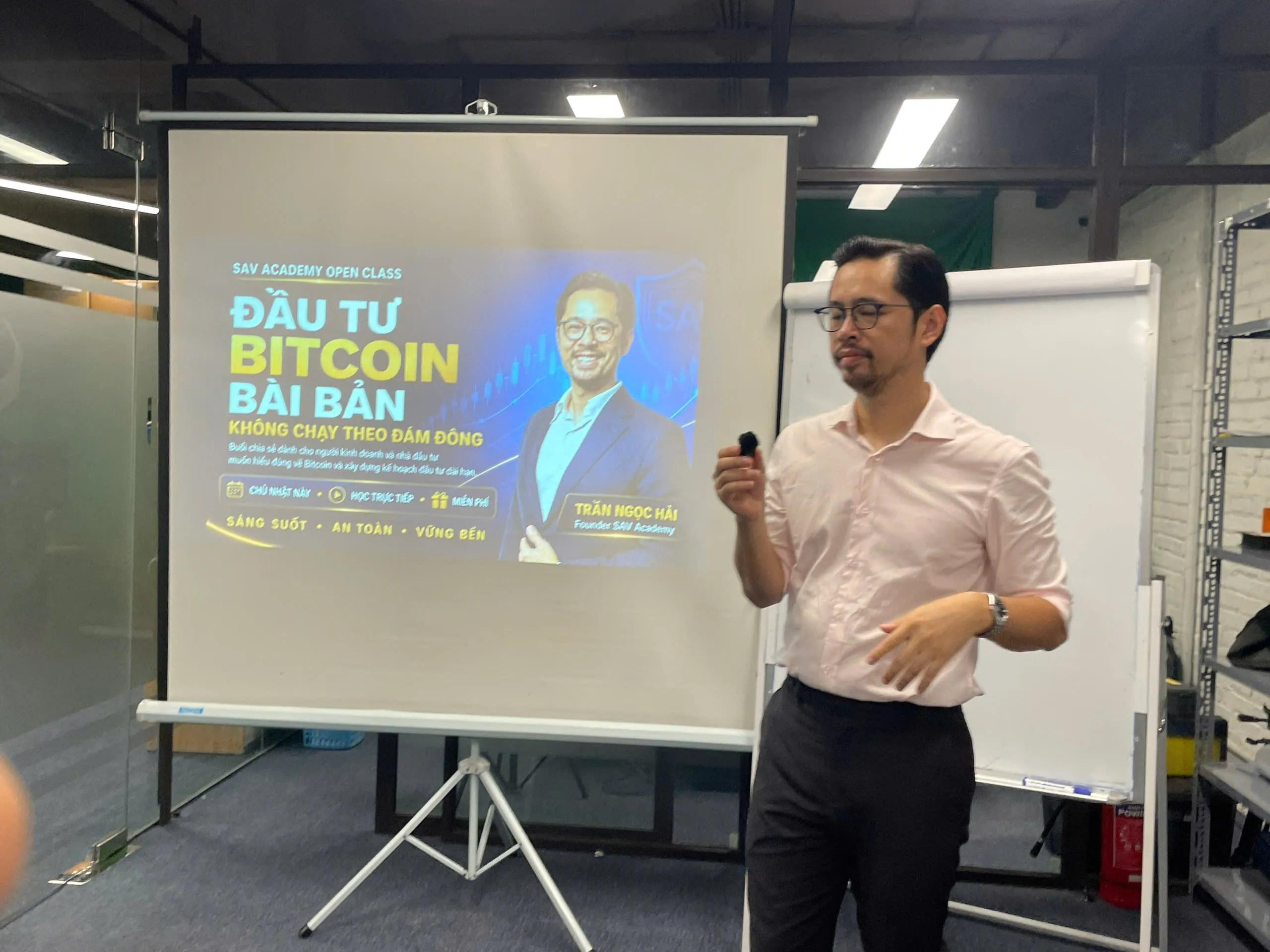 Không khí phần trình bày tại buổi SAV Open Class #001